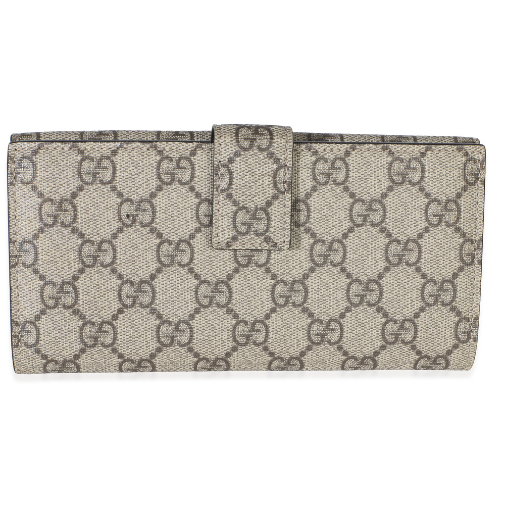 Gucci GG Plus Monogram GG Pierce Long Trifold Wallet